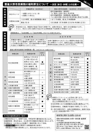 福利厚生について